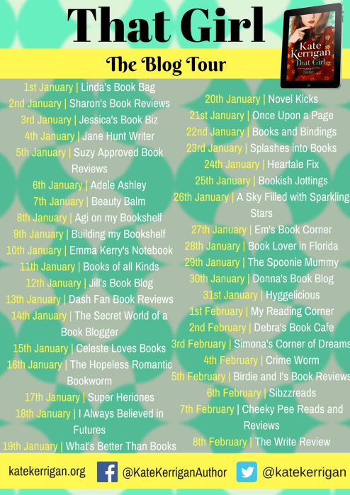That Girl blog tour banner